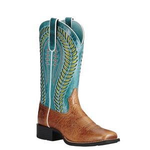 Ariat Ladies QuickDraw Ventek Gingersnap & Turq - LIKE NEW, ONLY WORN INSIDE 💥